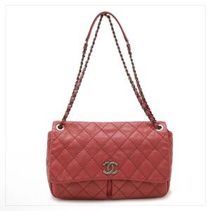 Chanel Quilted Shoulder Lambskin Bag